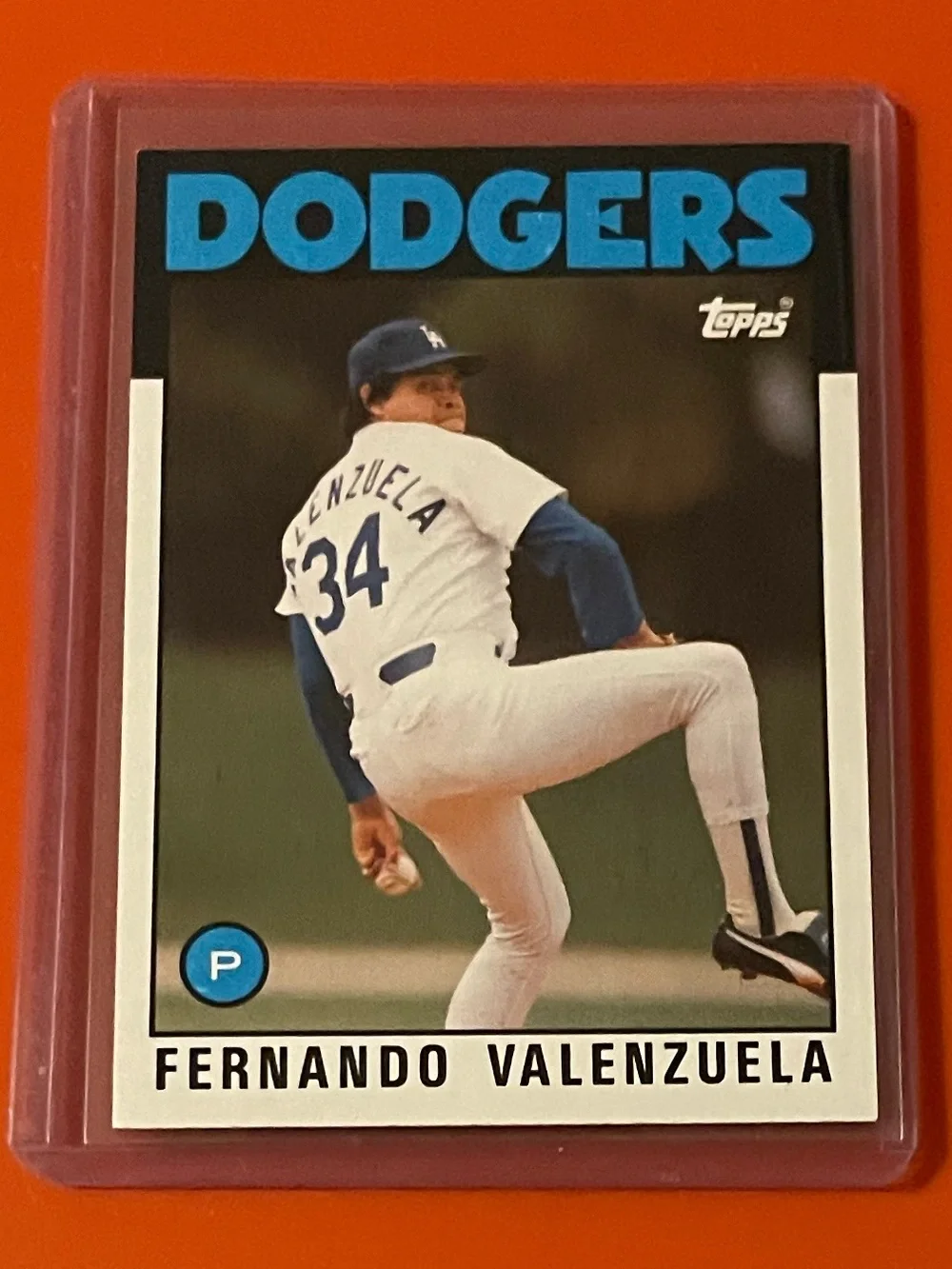 Fernando Valenzuela #630 1986 Topps Baseball Trading Card